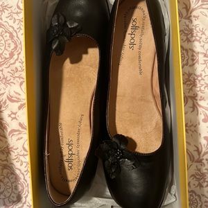 Soft spots black heels